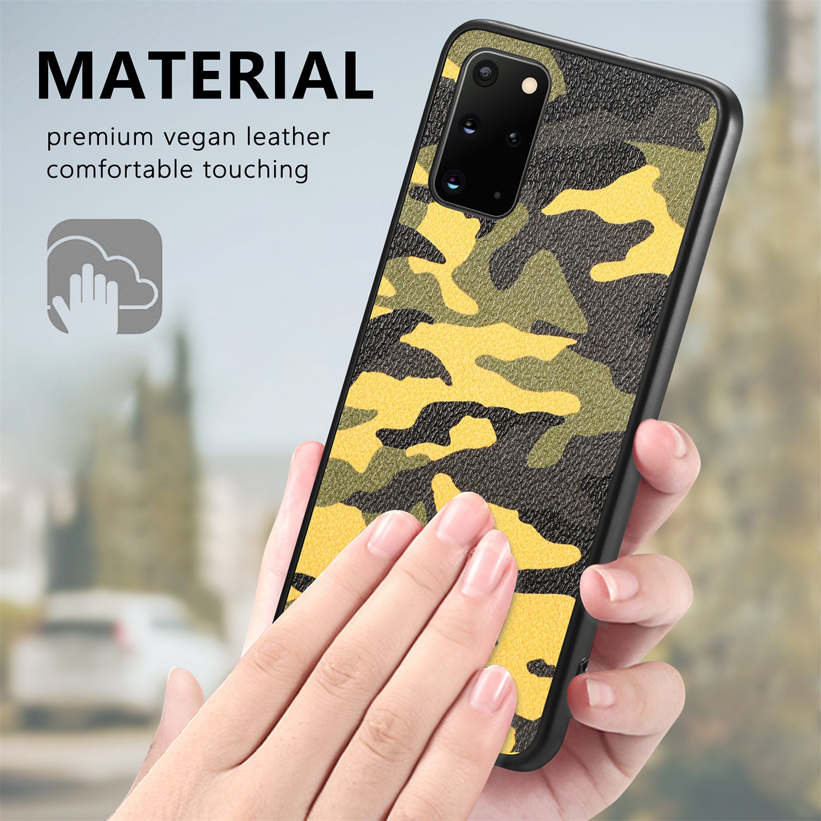 For Samsung Galaxy S20 Plus 5G / 4G Camouflage Pattern Leather Coated PC TPU Case Protective Phone Cover For Samsung Galaxy S20 Plus 5G / 4G Camouflage Pattern Leather Coated PC TPU Case Protective Phone Cover
